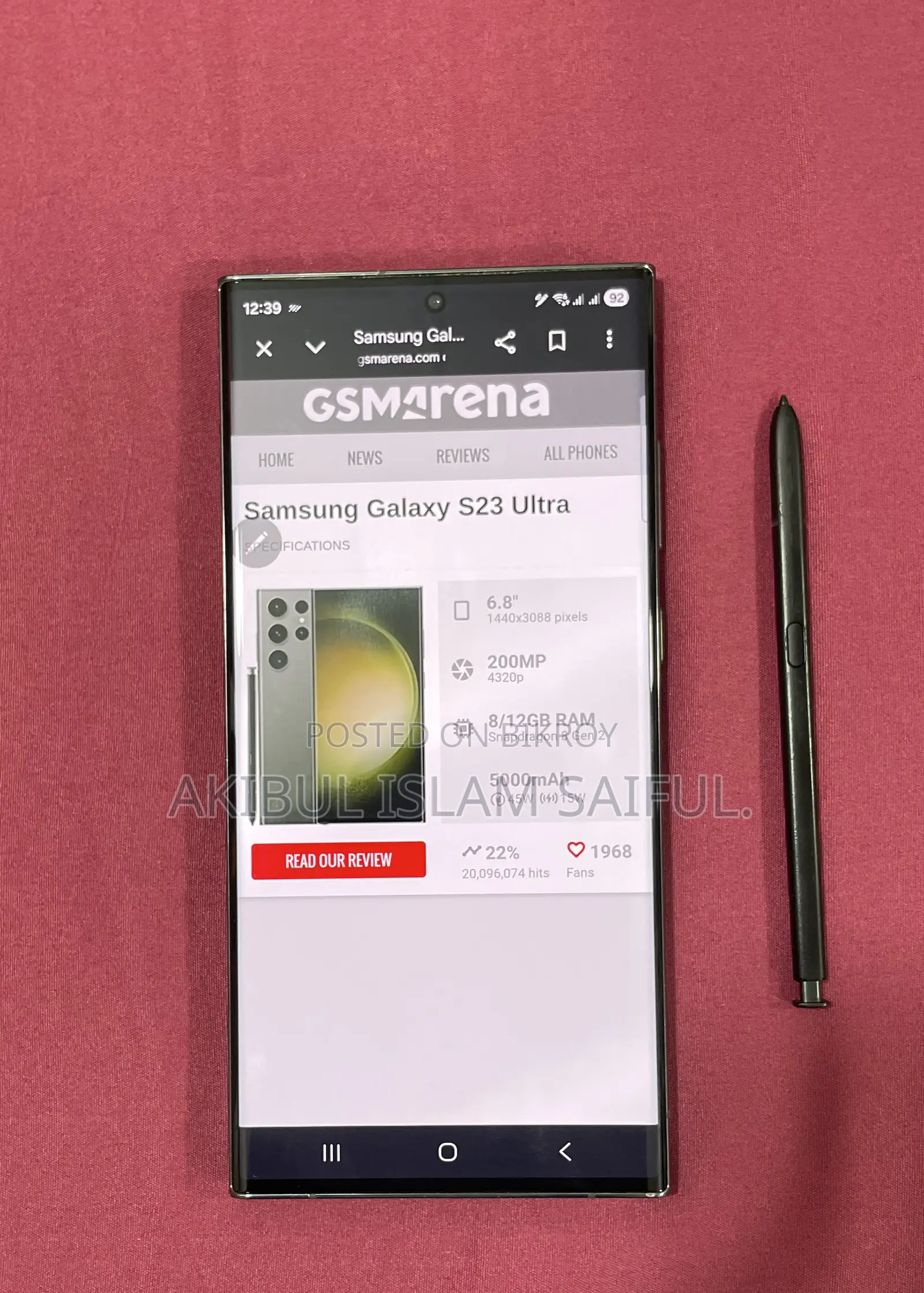 Samsung Galaxy S23 Ultra 256 GB