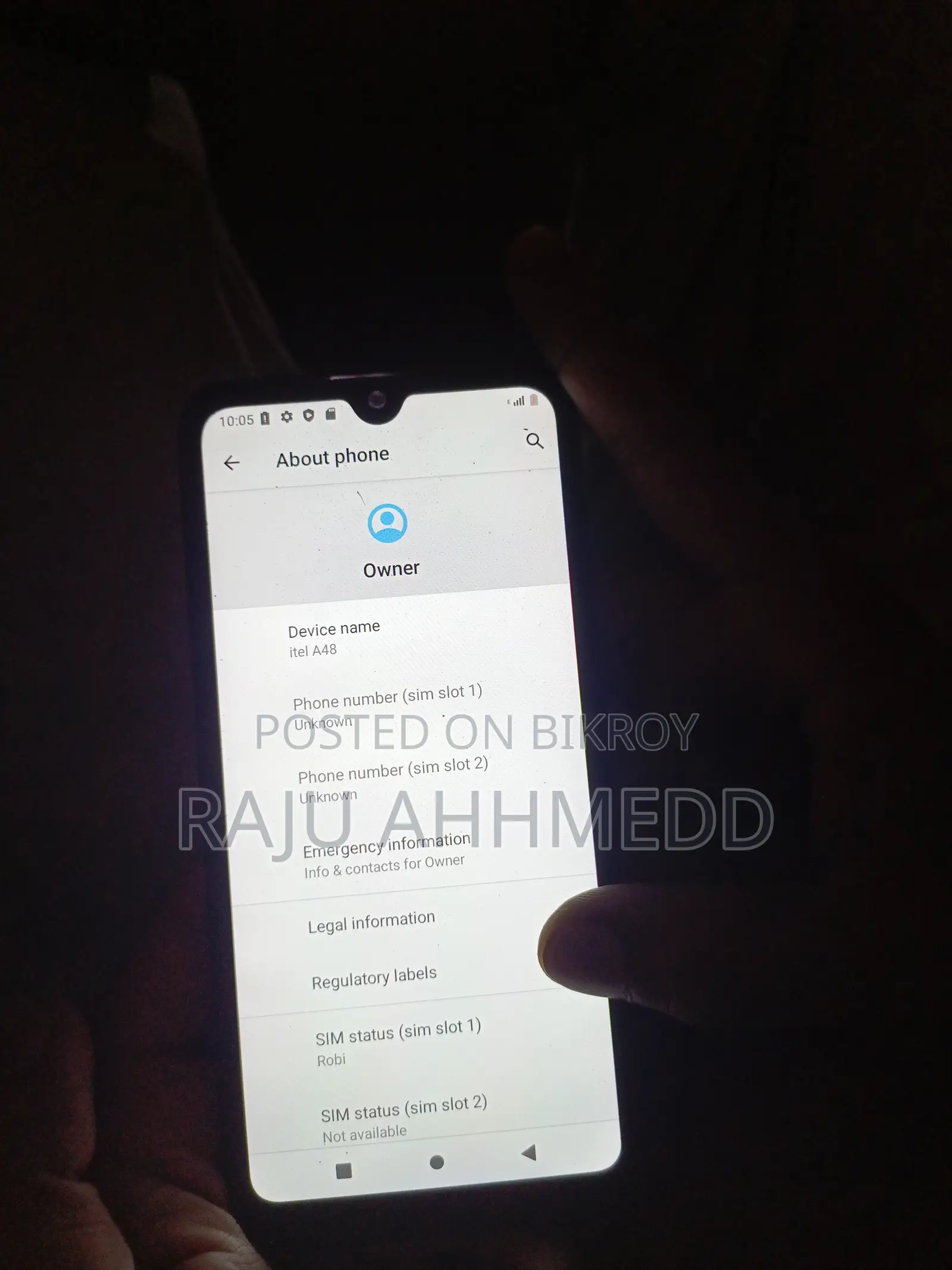Itel A04 32 GB Black