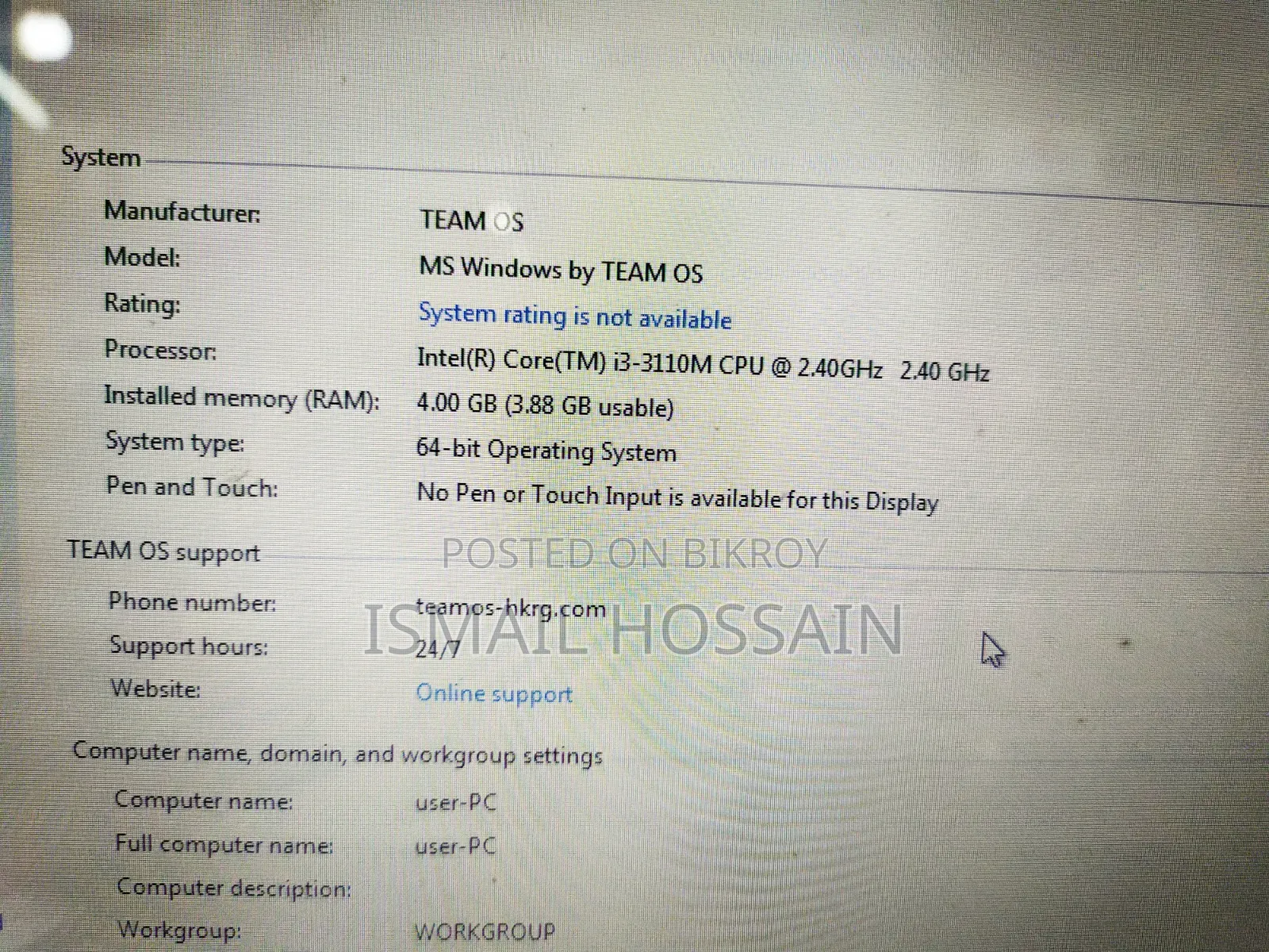 Laptop HP ProBook 4440S 4GB Intel Core I3 HDD 500GB