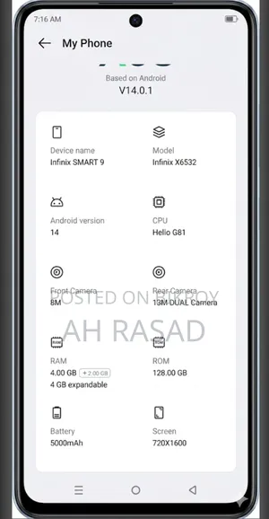 Infinix Smart 9 128 GB Black