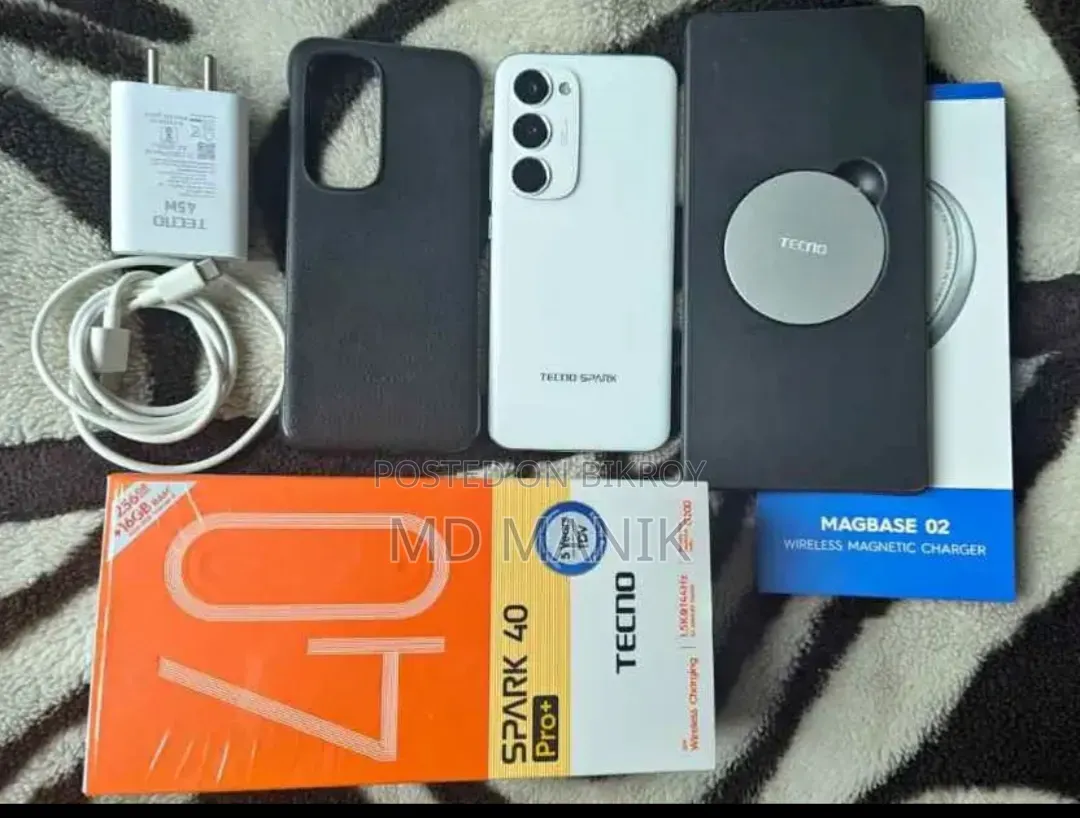 Tecno Spark 40 Pro 256 GB White