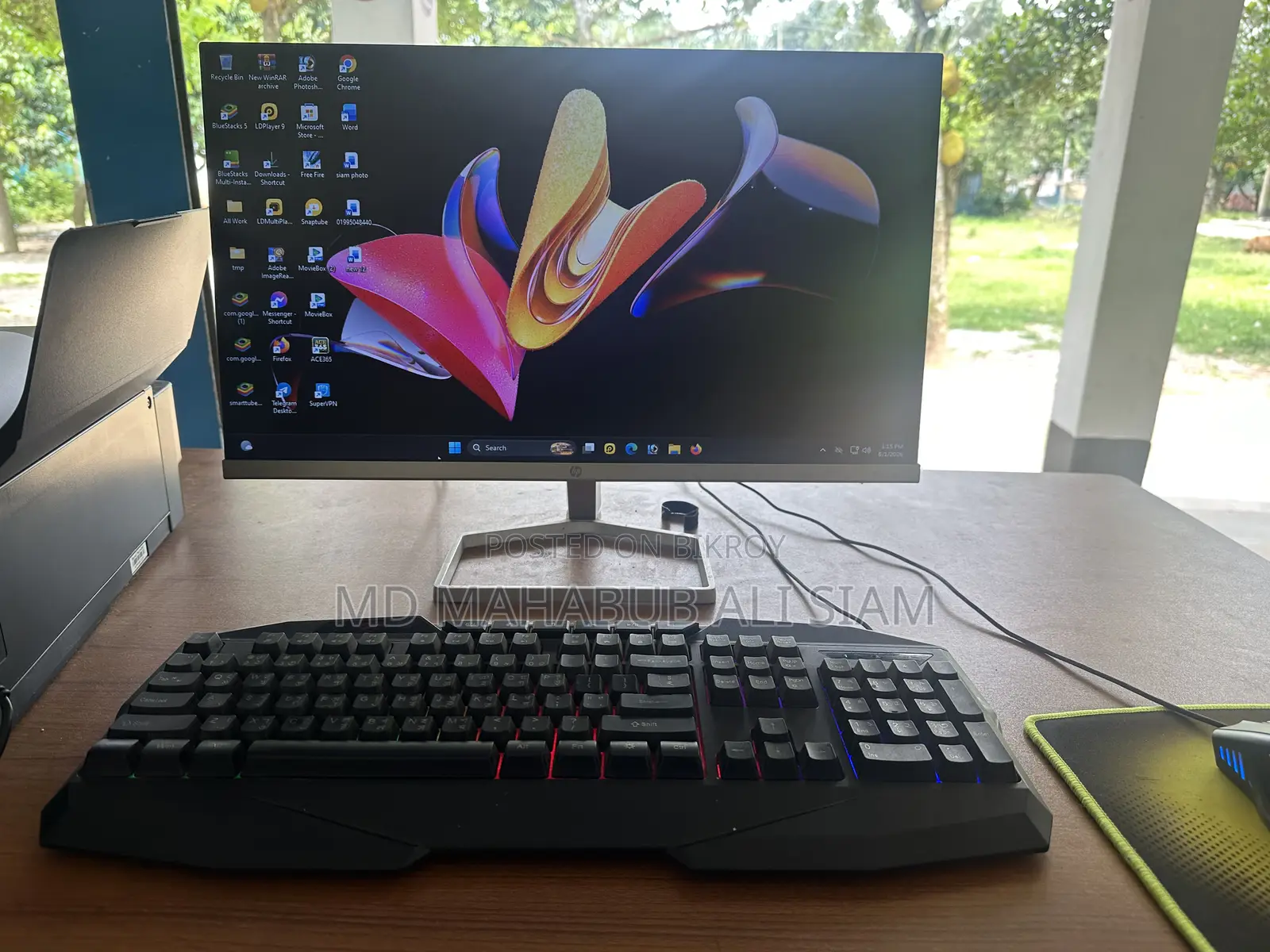 Desktop Computer Asus 16GB Intel Core I5 SSD 500GB