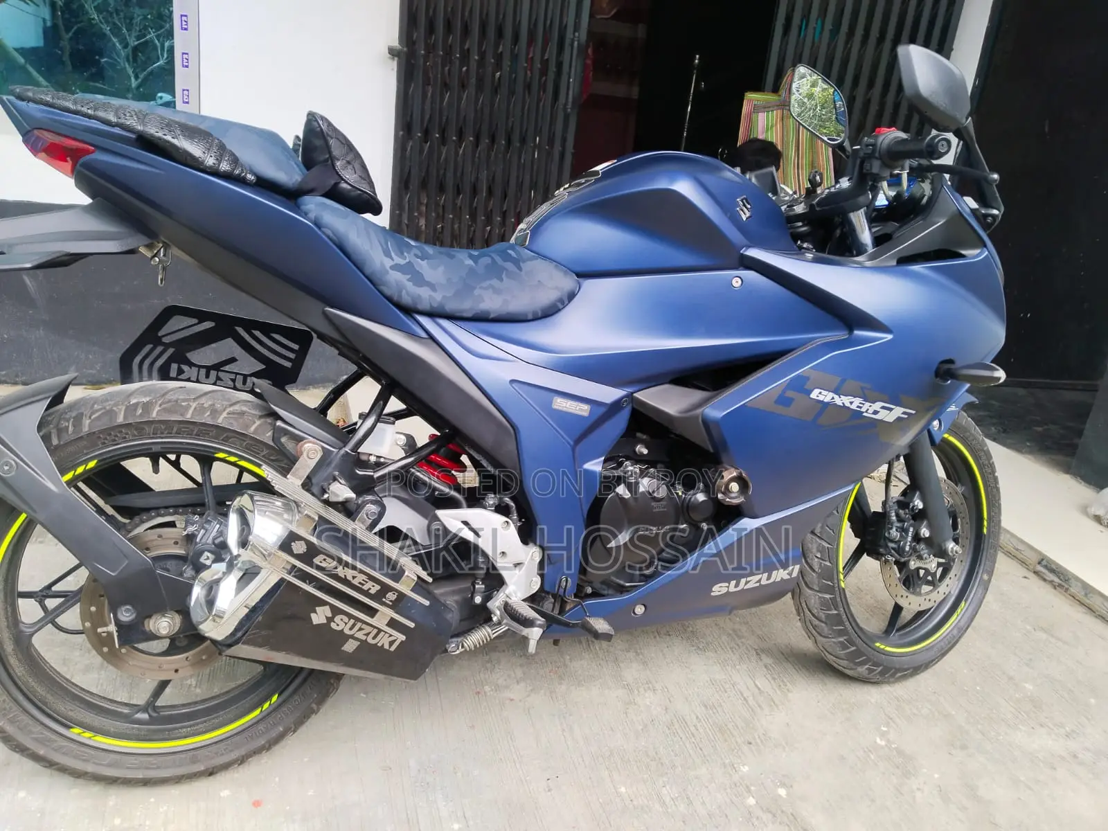 Suzuki Gixxer SF FI 2023 Blue