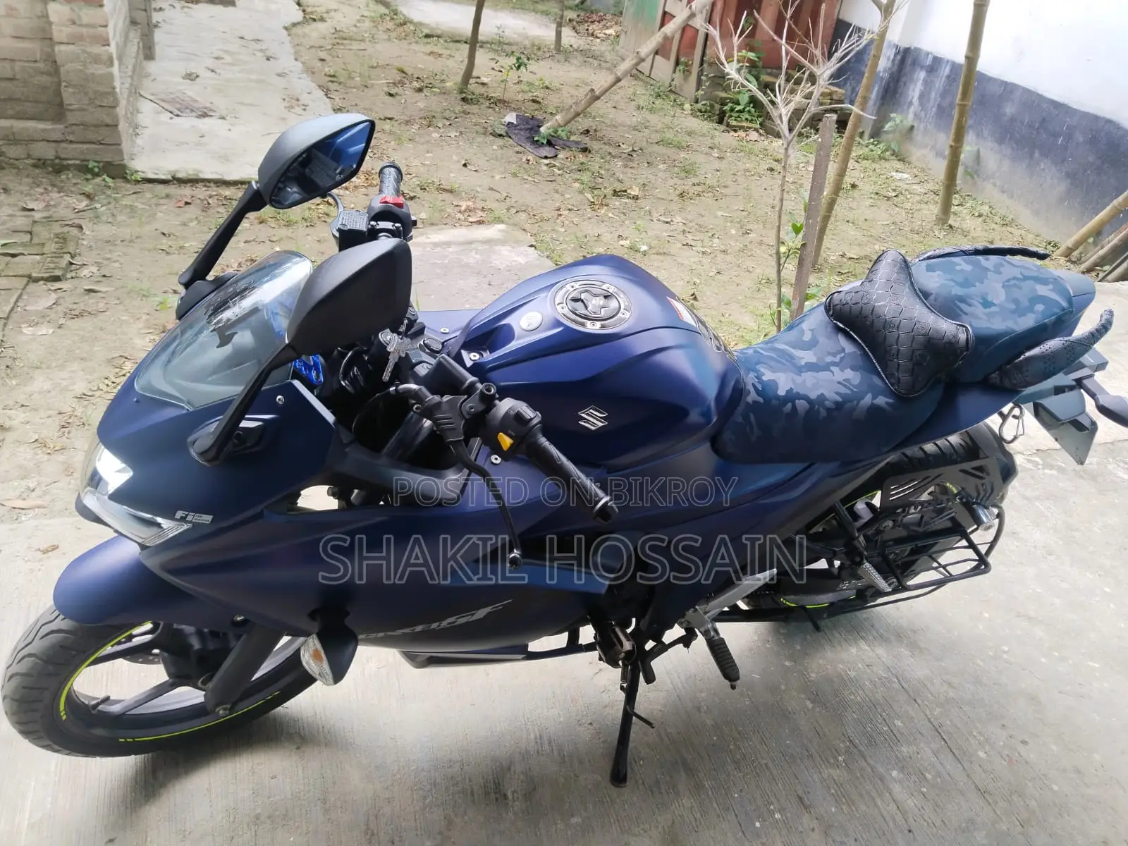 Suzuki Gixxer SF FI 2023 Blue