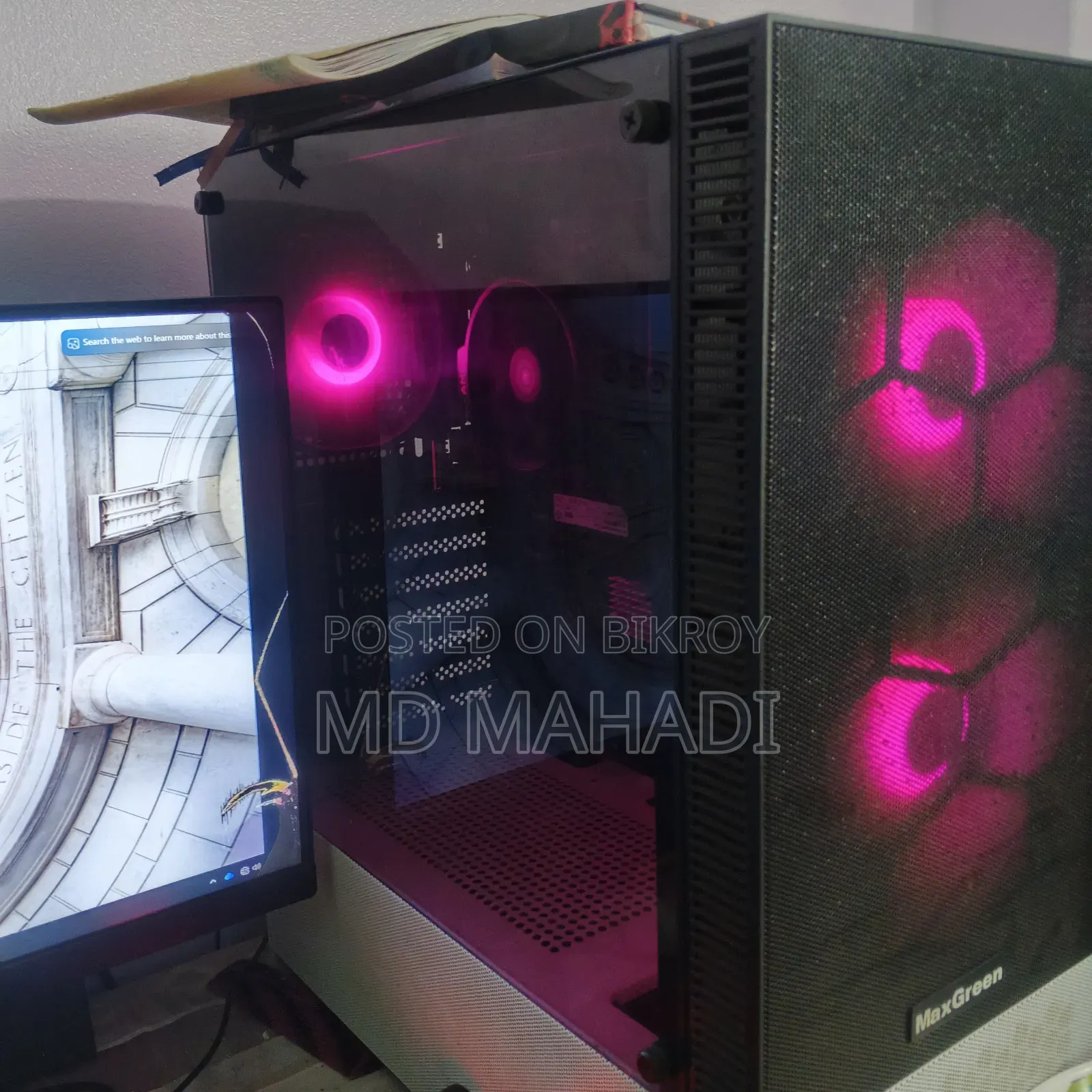 Desktop Computer MSI Gaming 24GE 2QE 32GB Intel Core I7 SSD 1T