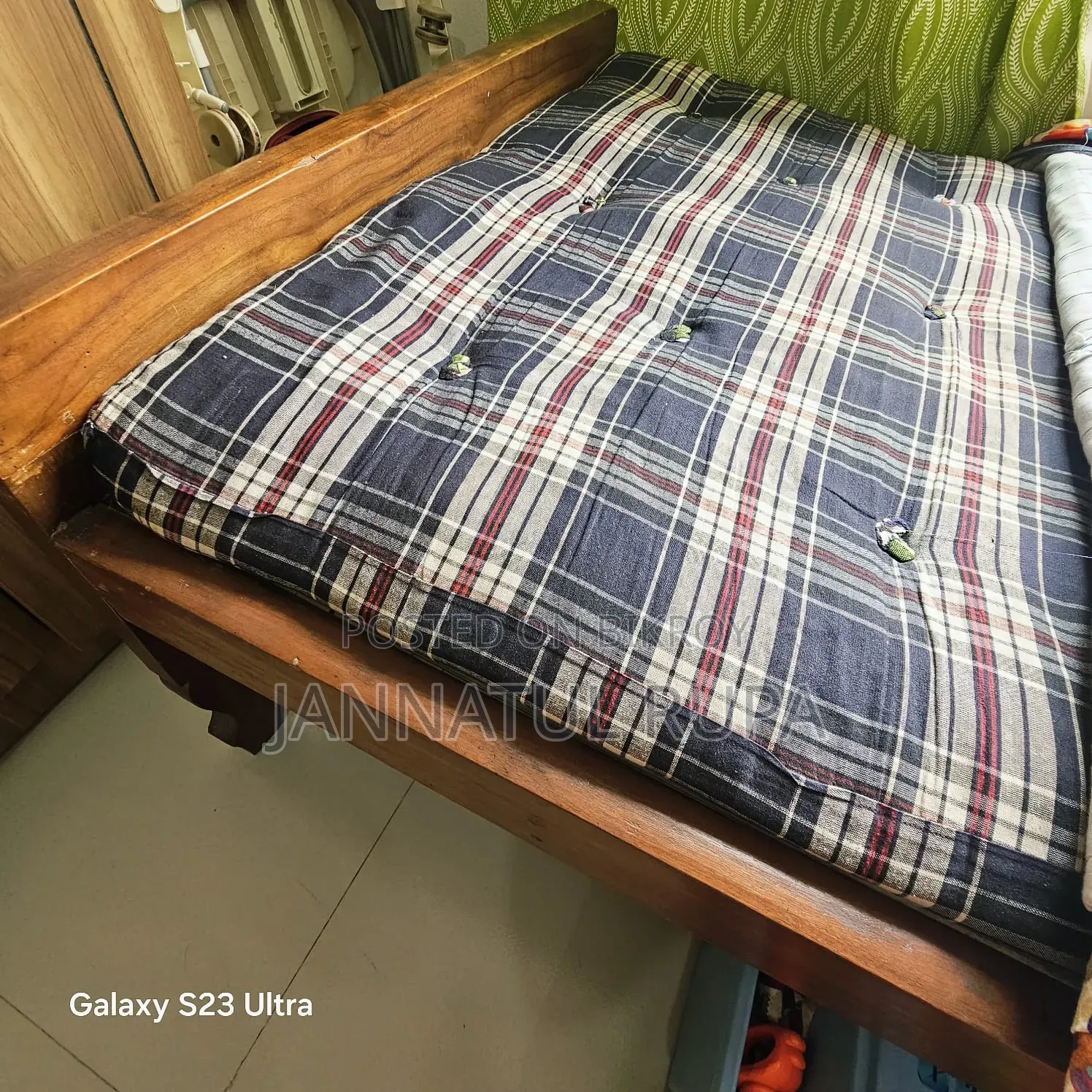 Original Teak Wood Single Bed