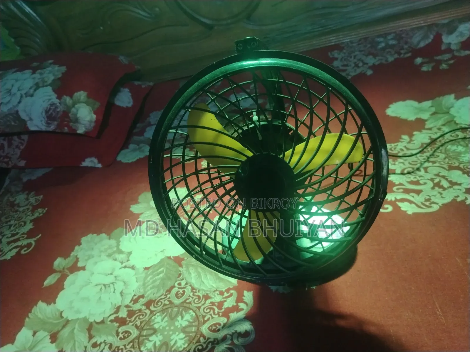 High Speed AC DC Chargeable Solar Fan