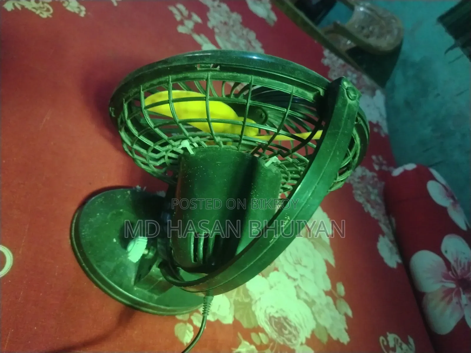 High Speed AC DC Chargeable Solar Fan