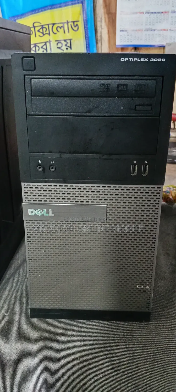 Desktop Computer Dell OptiPlex 3020 8GB Intel Core I3 HDD 500GB