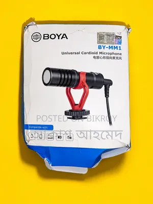 Boya by-Mm1 কমপ্যাক্ট অন ক্যামেরা ভিডিও মাইক্রোফোন