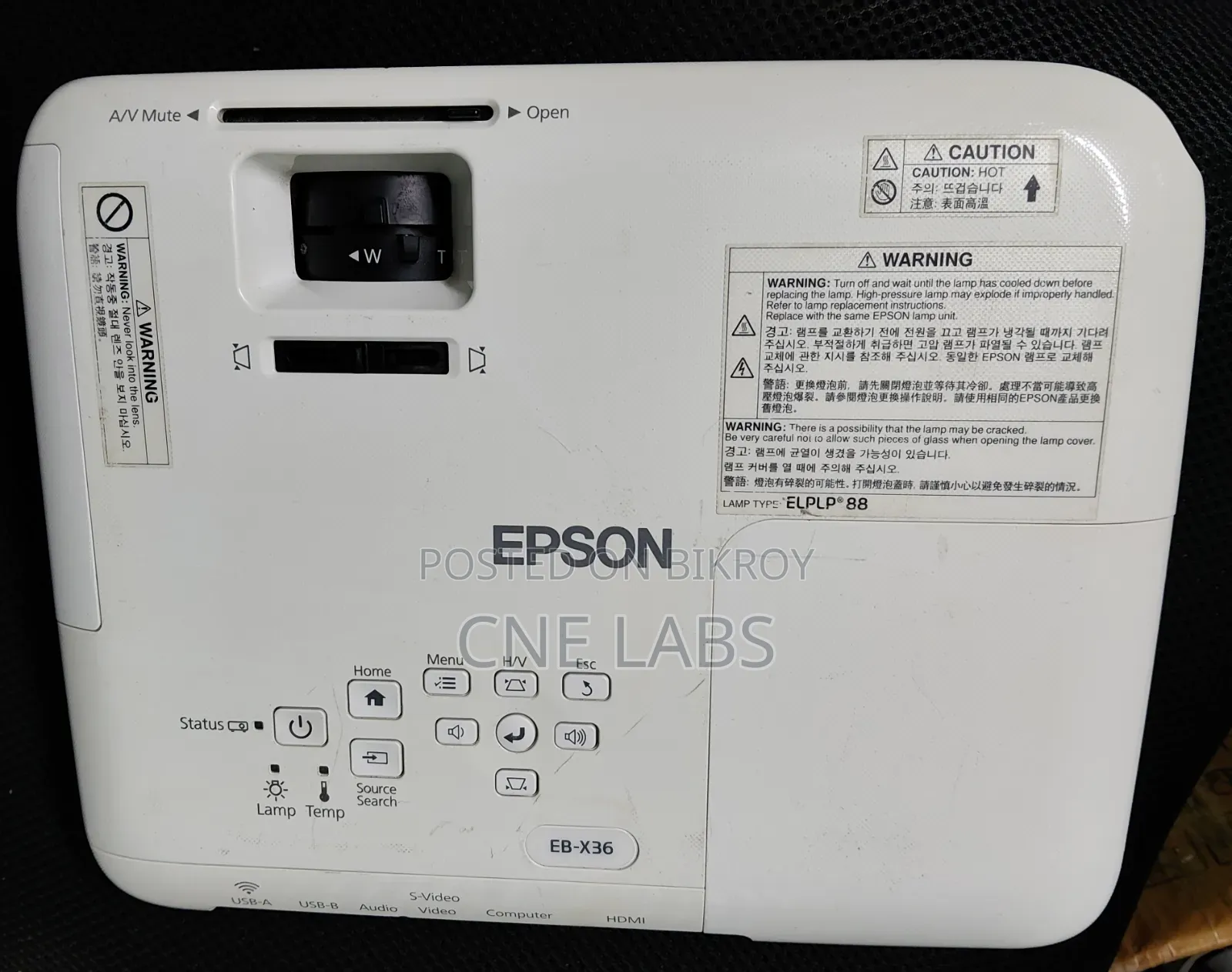 Epson Eb-X36 3lcd 3600 LMN Projector