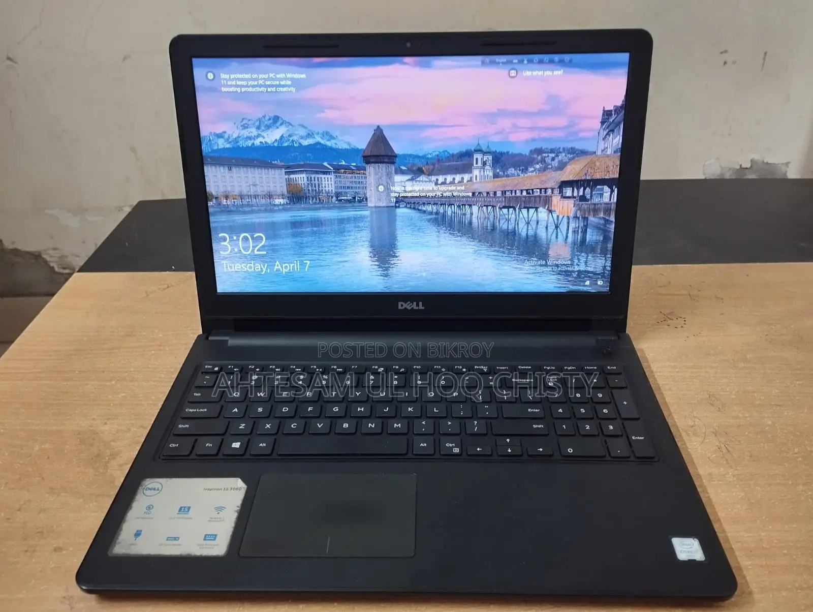 Laptop Dell Inspiron 15 4GB Intel Core i3 HDD+SSD 1T