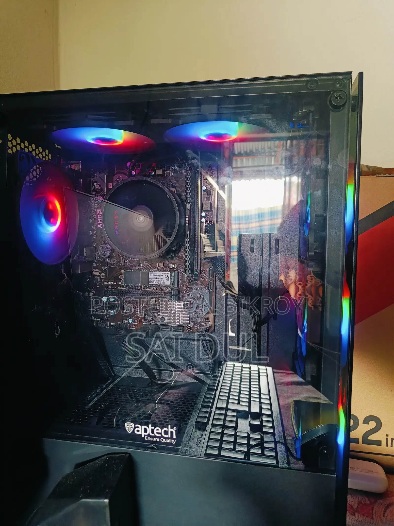 Desktop Computer 256GB AMD Ryzen 5 SSHD+SSD 256GB