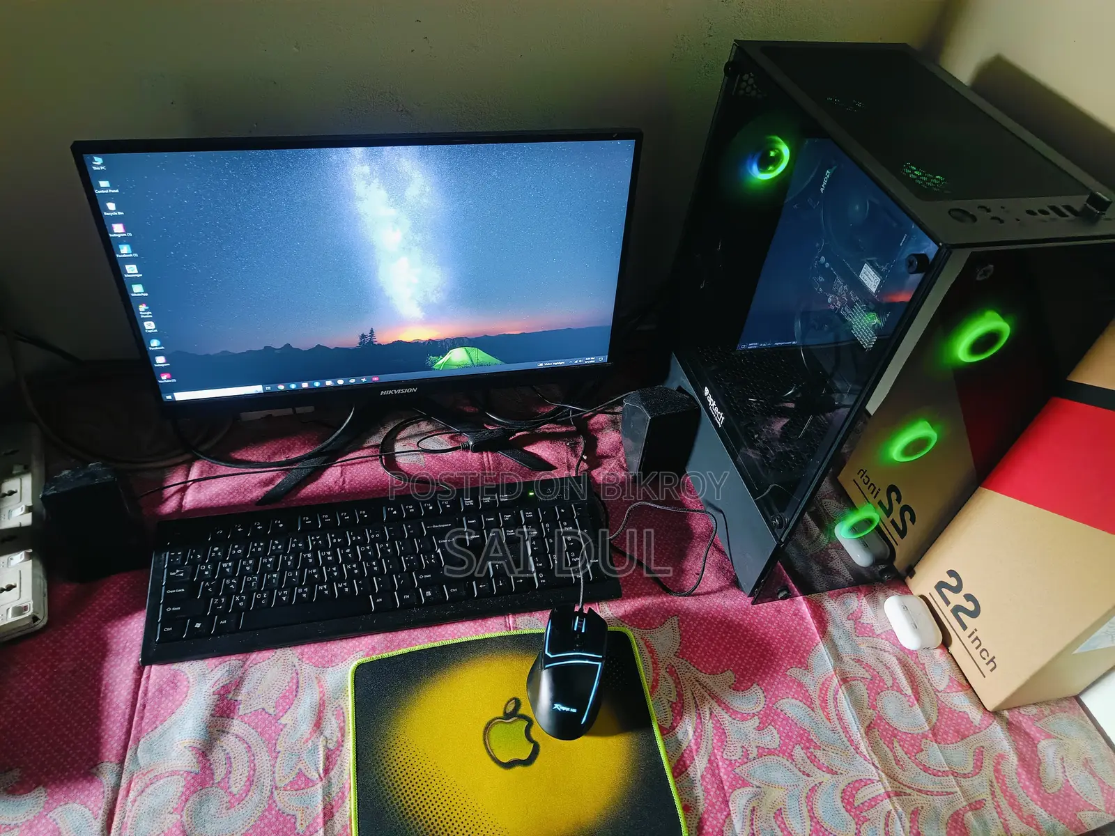 Desktop Computer 256GB AMD Ryzen 5 SSHD+SSD 256GB