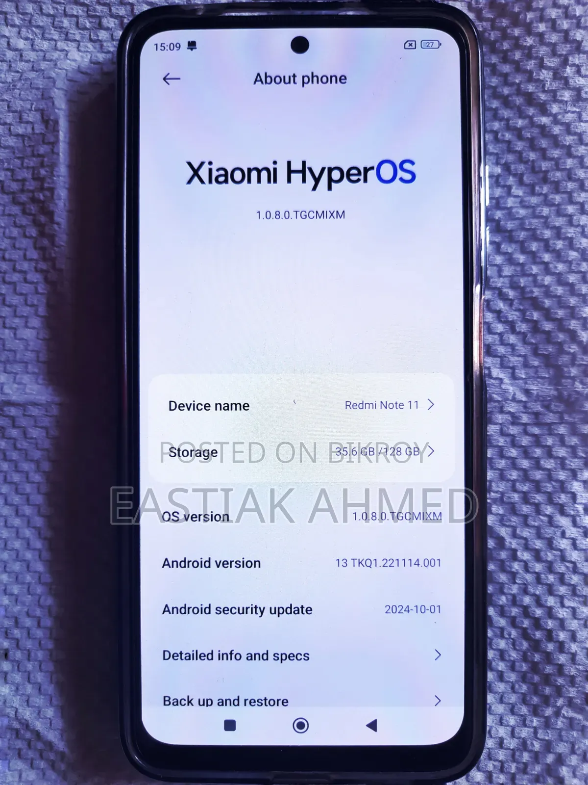 Xiaomi Redmi Note 11 128 GB Blue