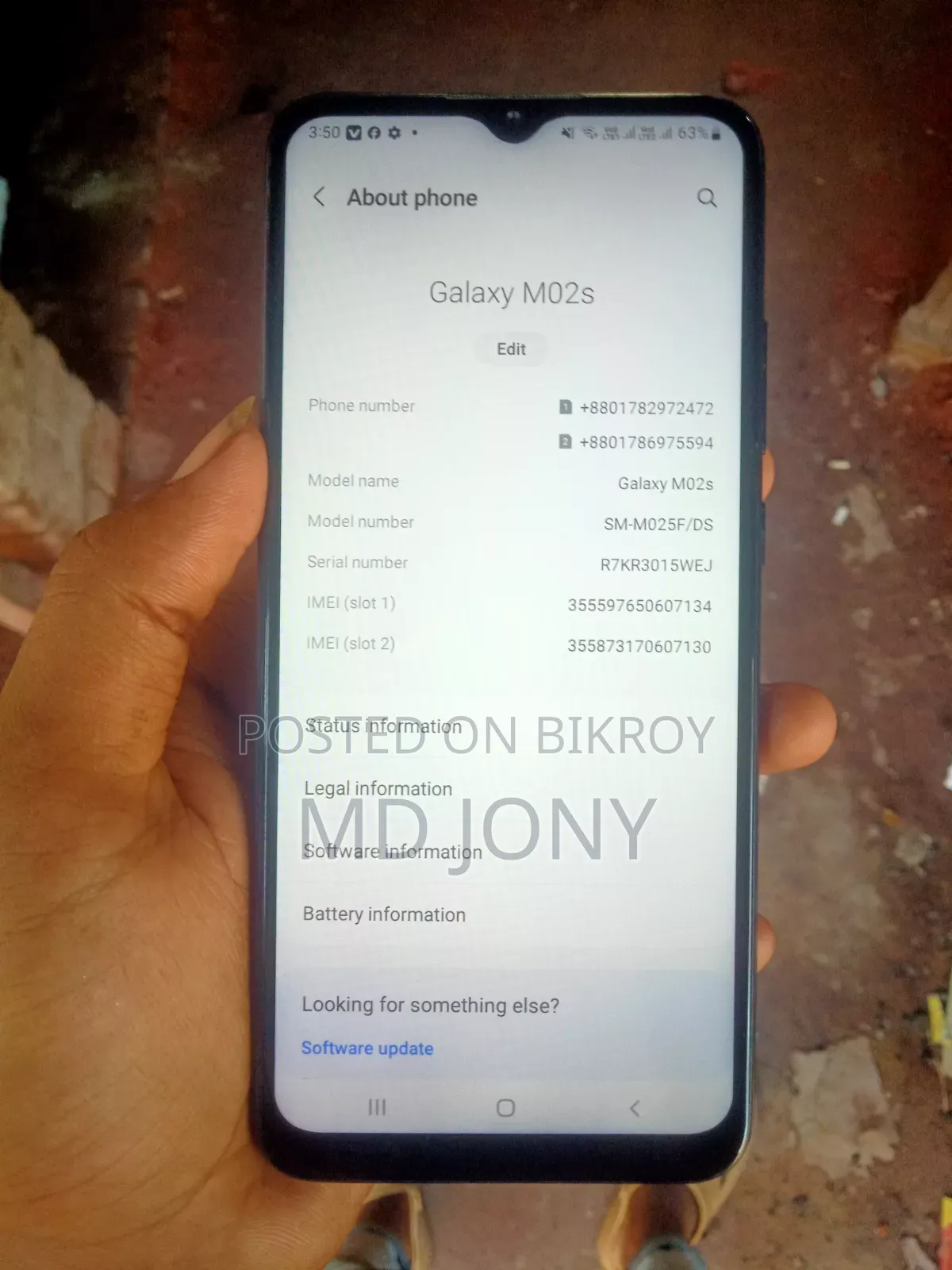 Samsung Galaxy M02s 64 GB Black