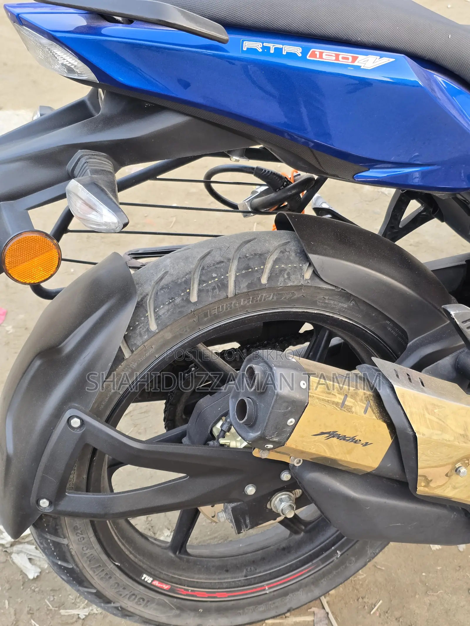 TVS Apache RTR 160 4V 2022 Blue