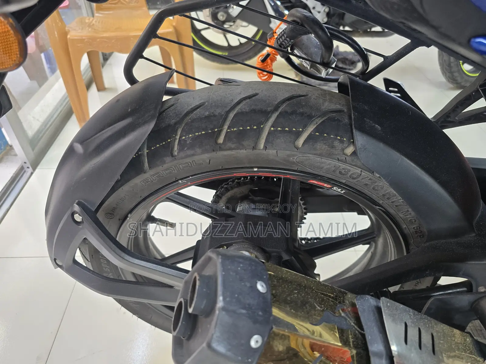 TVS Apache RTR 160 4V 2022 Blue