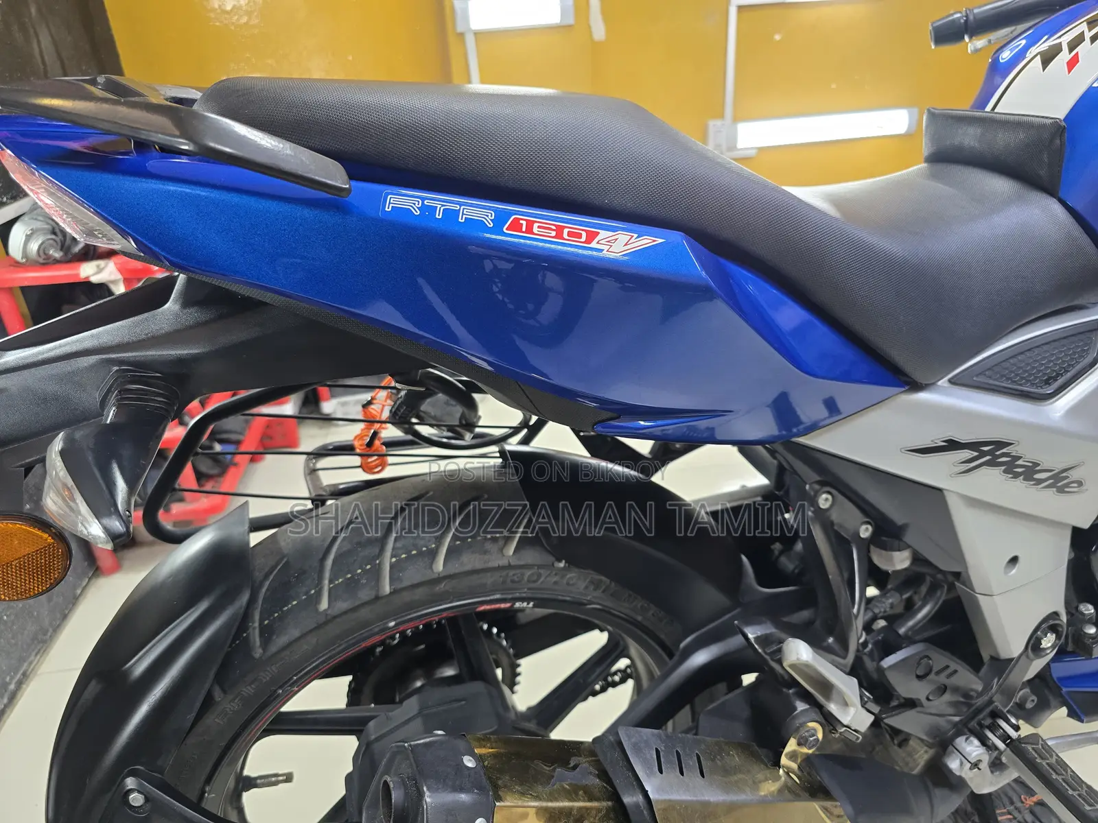 TVS Apache RTR 160 4V 2022 Blue