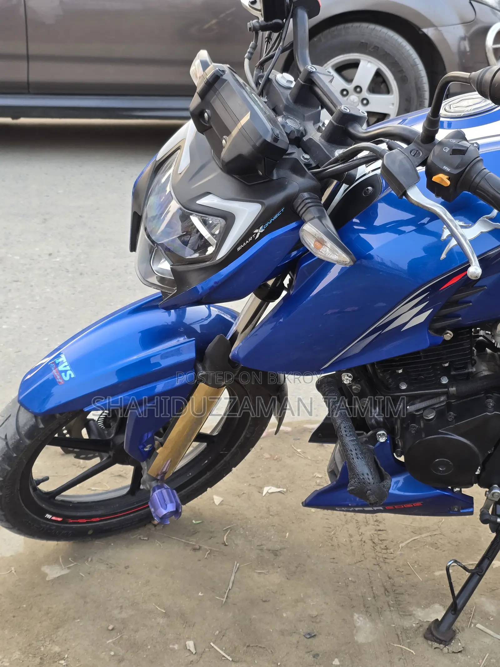 TVS Apache RTR 160 4V 2022 Blue