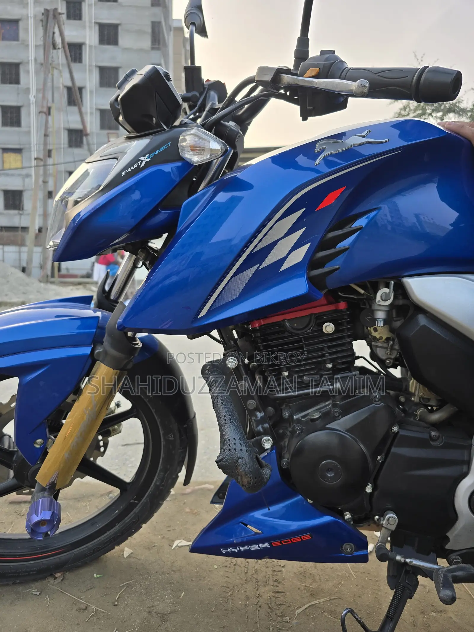TVS Apache RTR 160 4V 2022 Blue