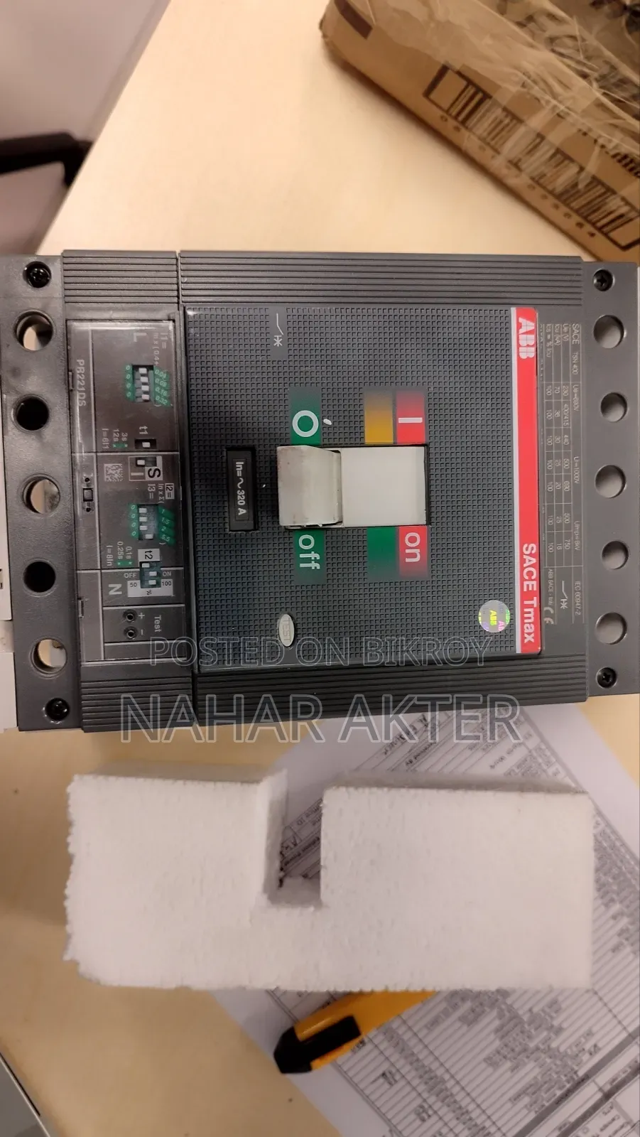 320 Amp MCCB Circuit Breaker Italy