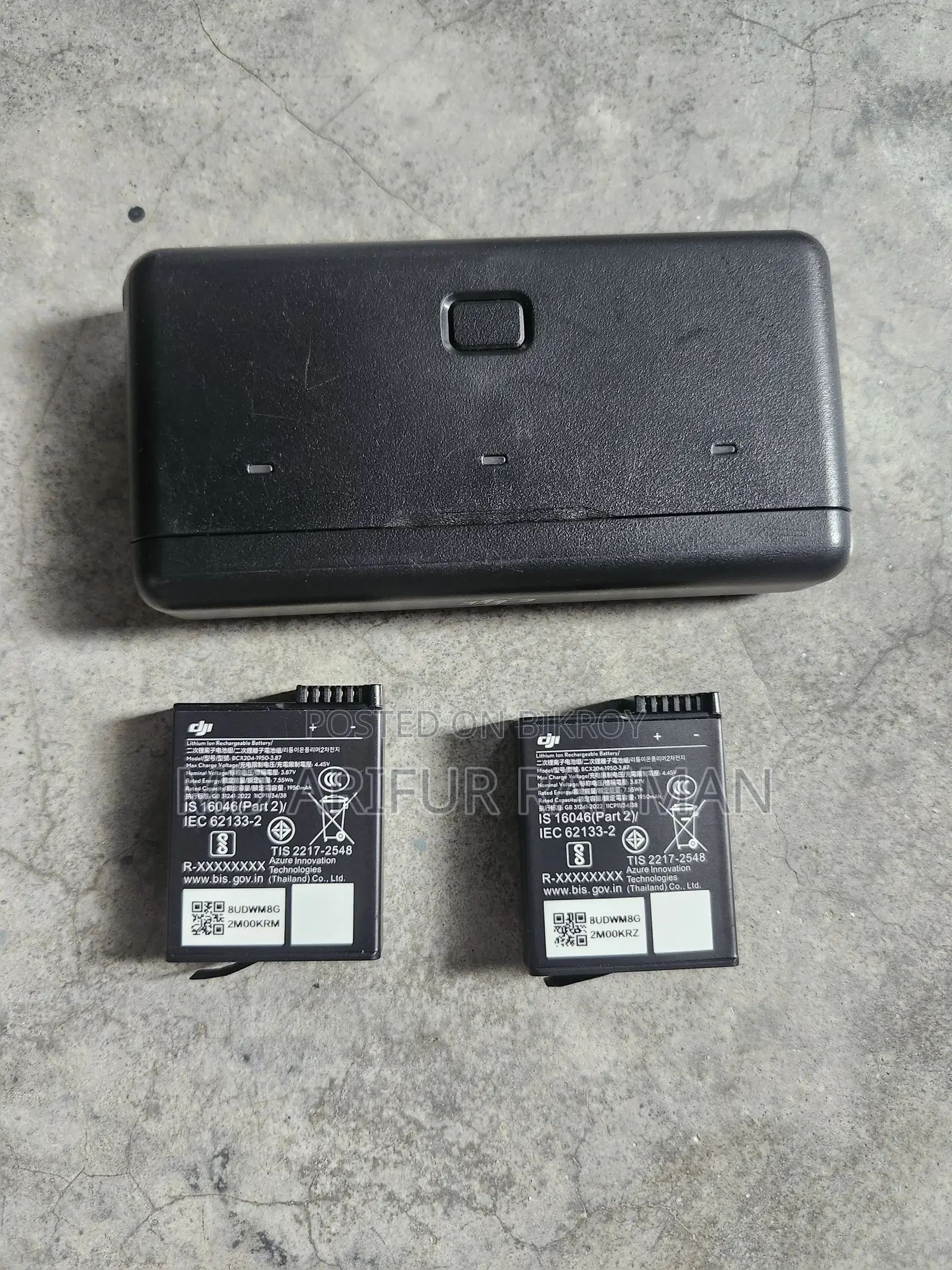 Dji Action 5 Pro Battery With Charging Hub