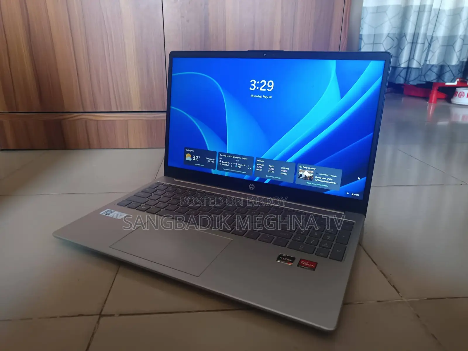 Laptop HP 8GB AMD Ryzen SSD 512GB
