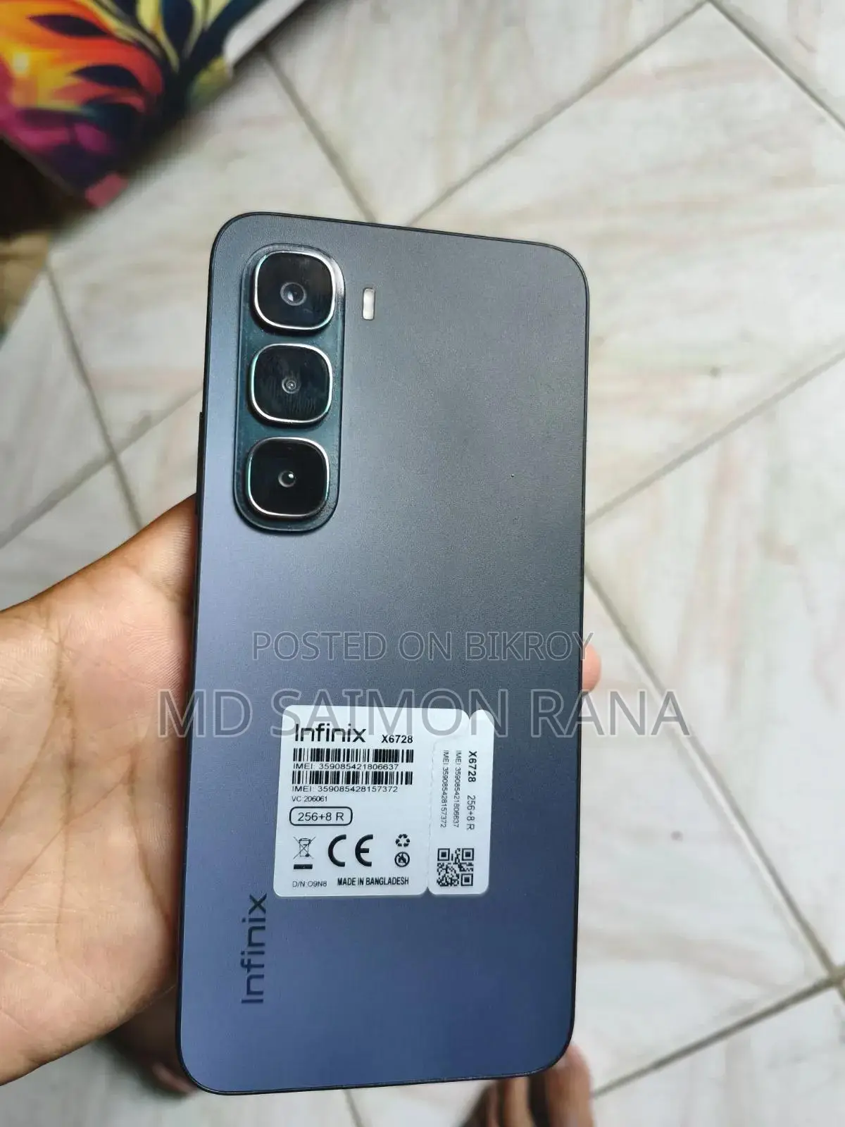 Infinix Hot 60i 256 GB Black