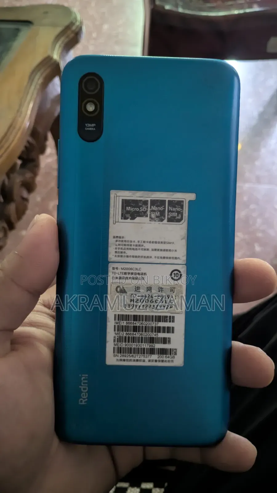 Xiaomi Redmi 9A 64 GB Blue