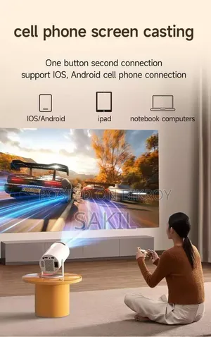 Magcubic Hy300 Smart Mini Projector - Supported, Wifi 6, Android Os