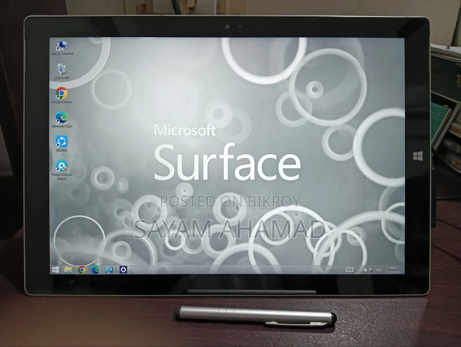 Laptop Microsoft Surface Pro 3 4GB Intel Core I5 HDD 128GB
