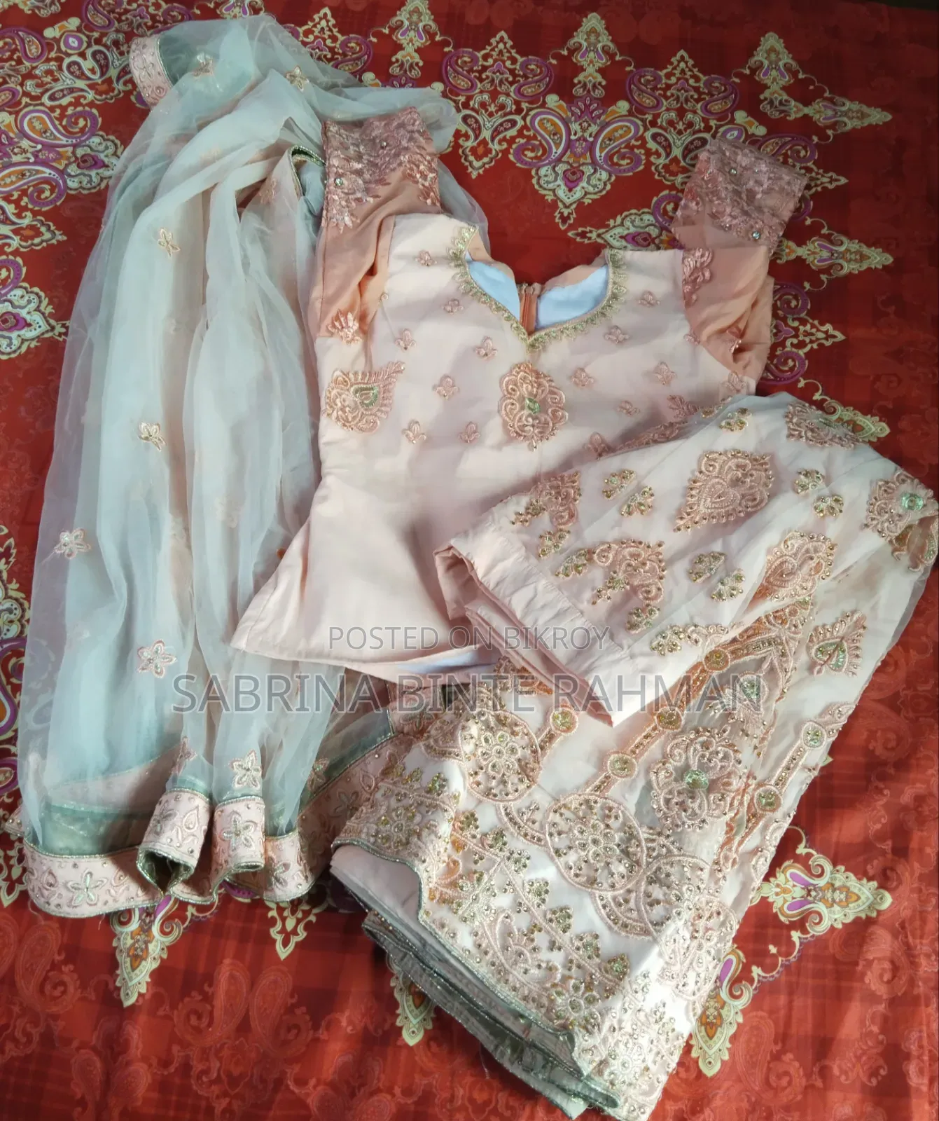 Dress : Lehenga, Peach Colour, Body:40