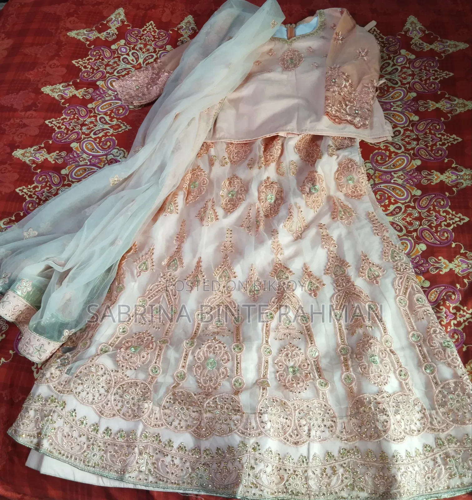 Dress : Lehenga, Peach Colour, Body:40