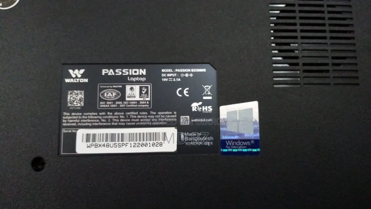 New Laptop 4GB Intel Core I5 HDD 1T