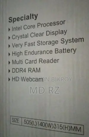 New Laptop 4GB Intel Core I5 HDD 1T