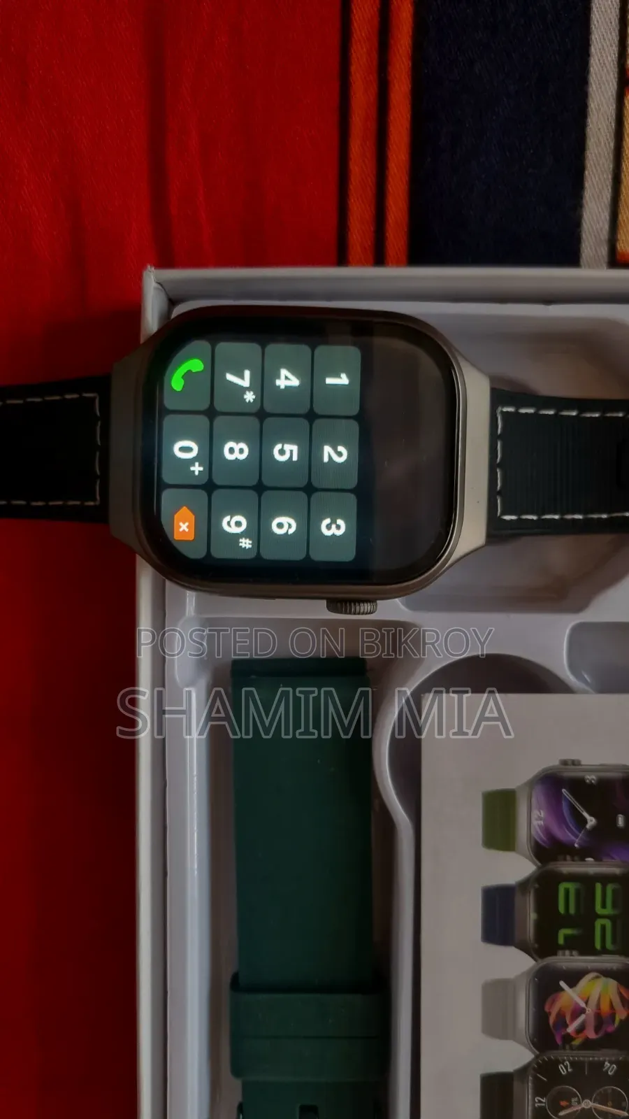 Laxasfit H7 Curved Amoled Smartwatch