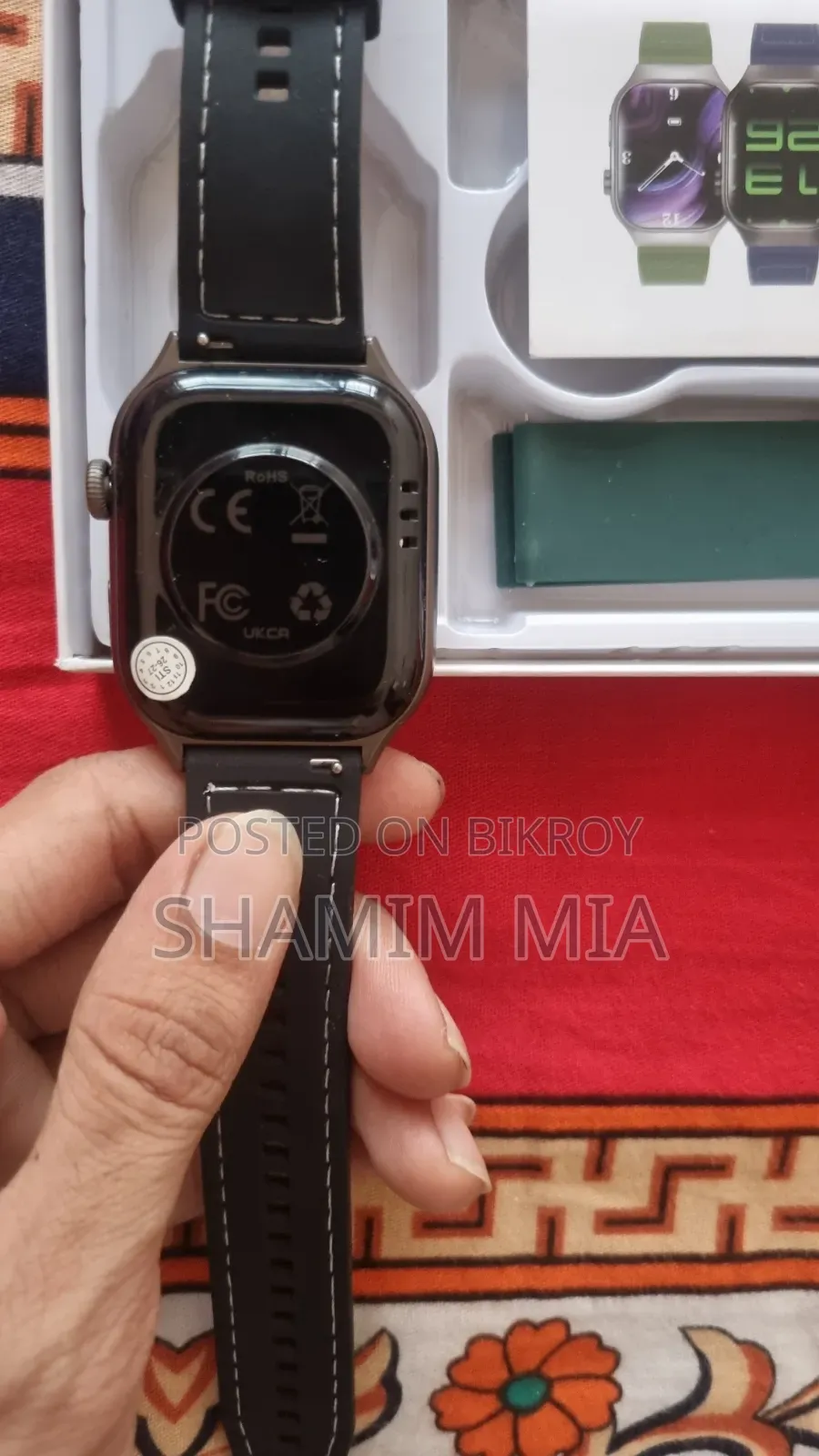 Laxasfit H7 Curved Amoled Smartwatch