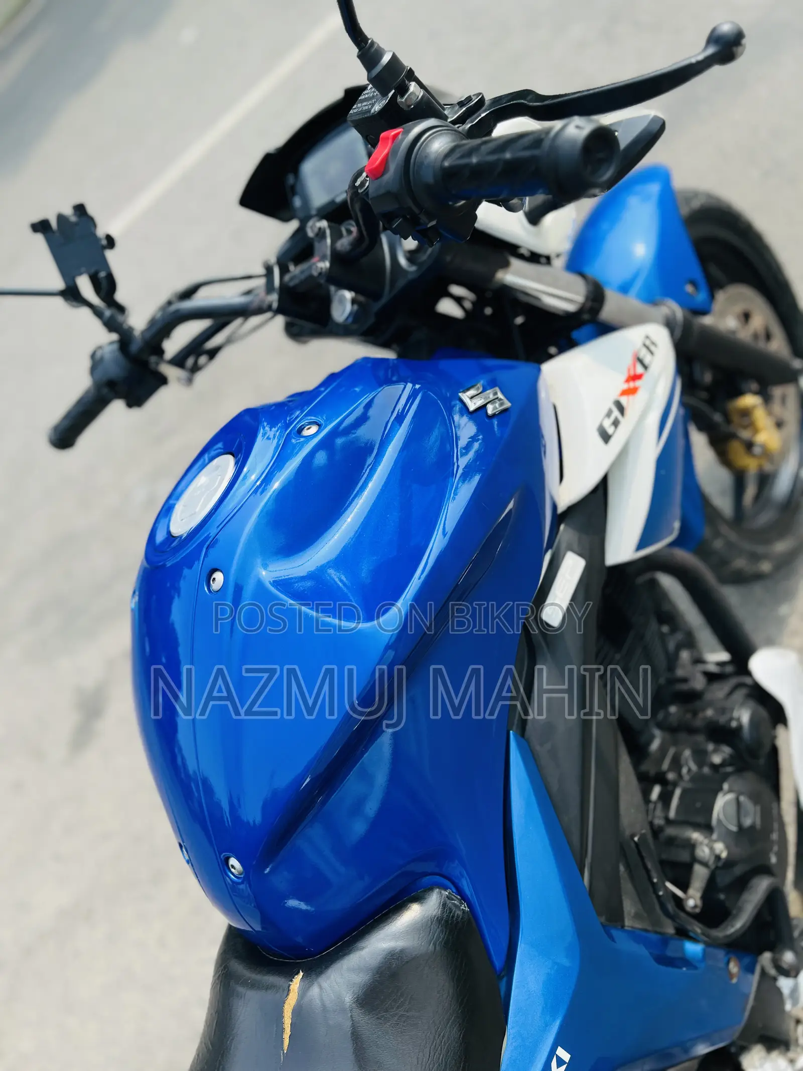 Suzuki Gixxer Monotone 2018 Blue