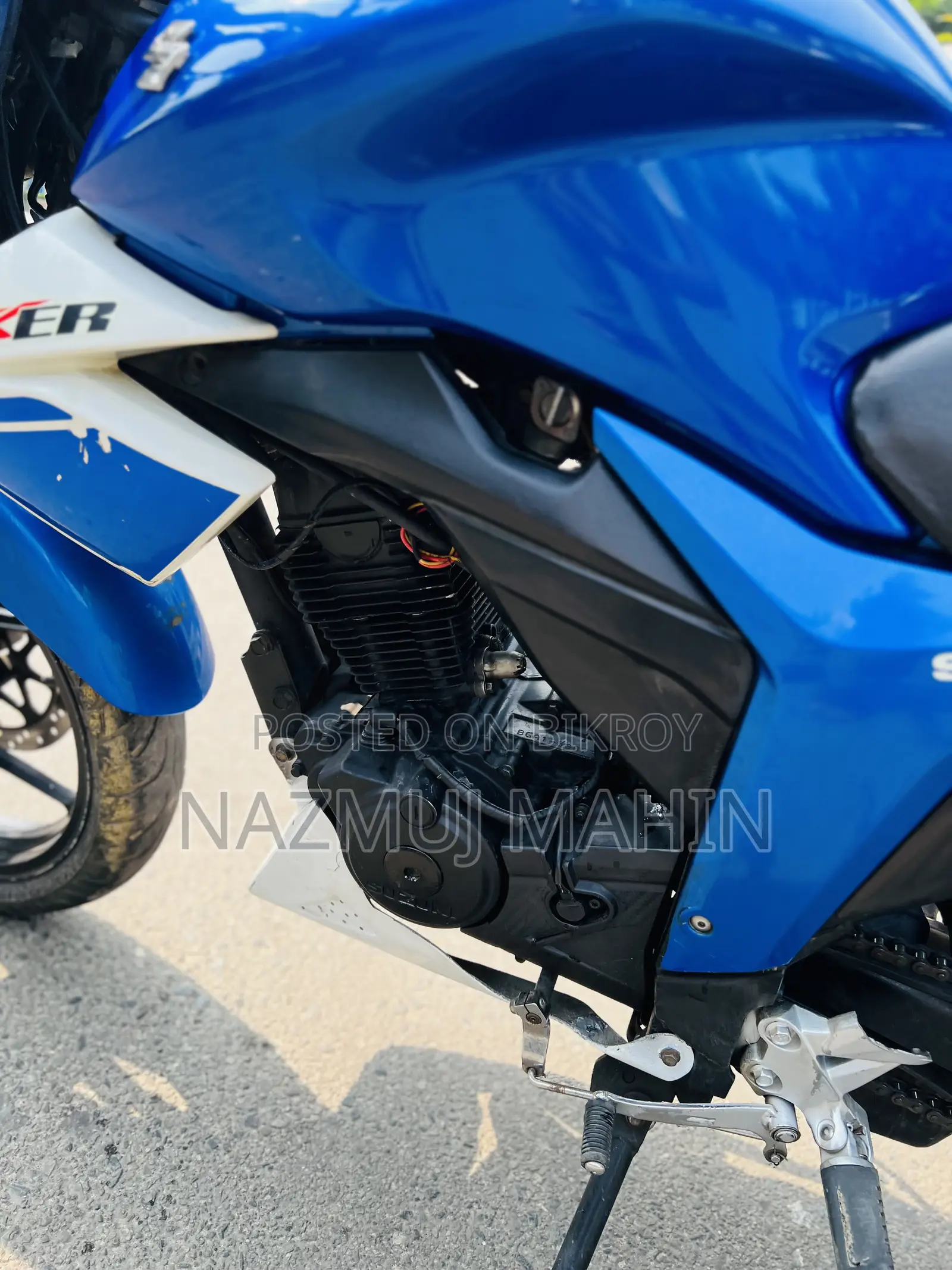 Suzuki Gixxer Monotone 2018 Blue