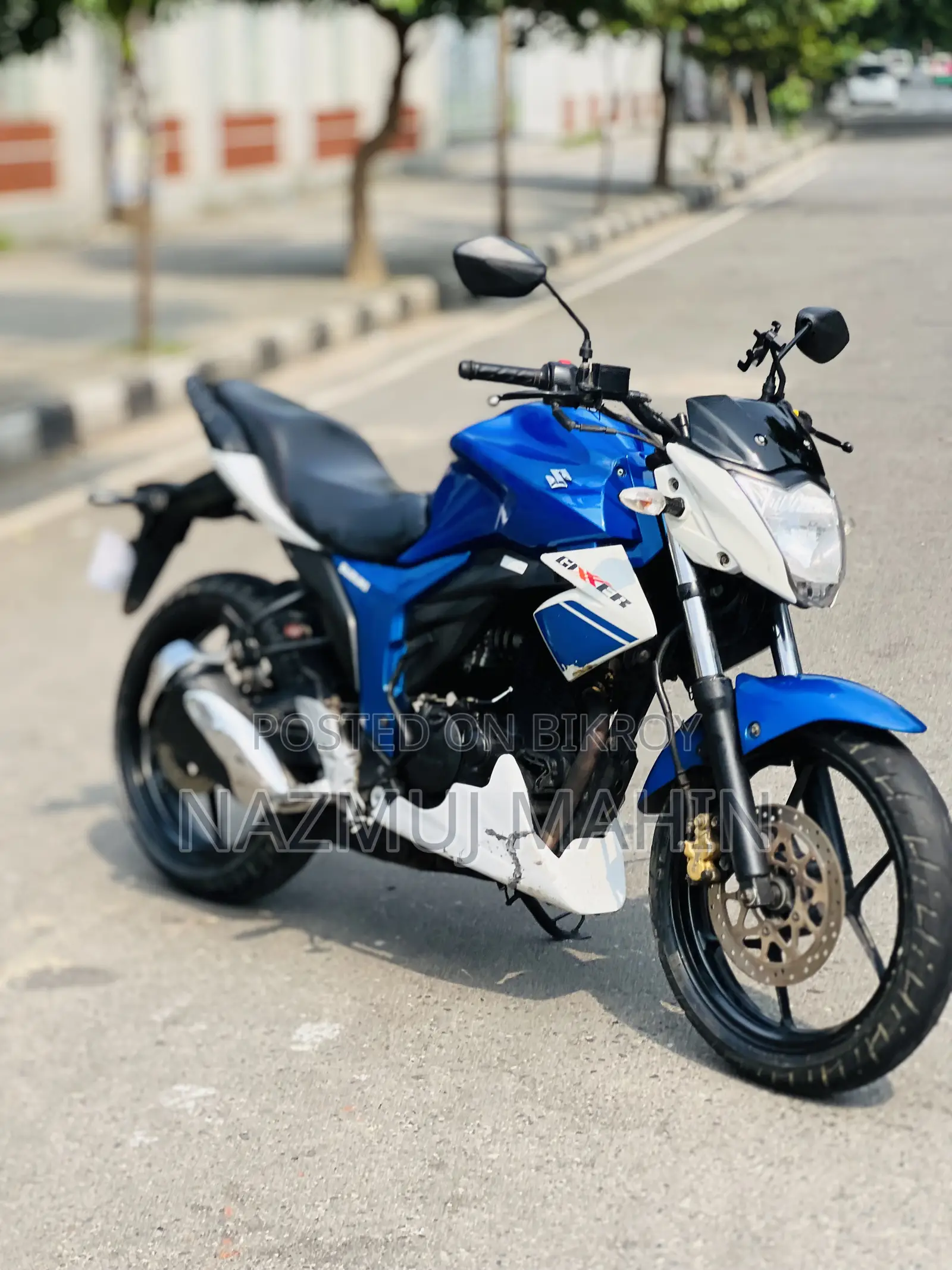 Suzuki Gixxer Monotone 2018 Blue
