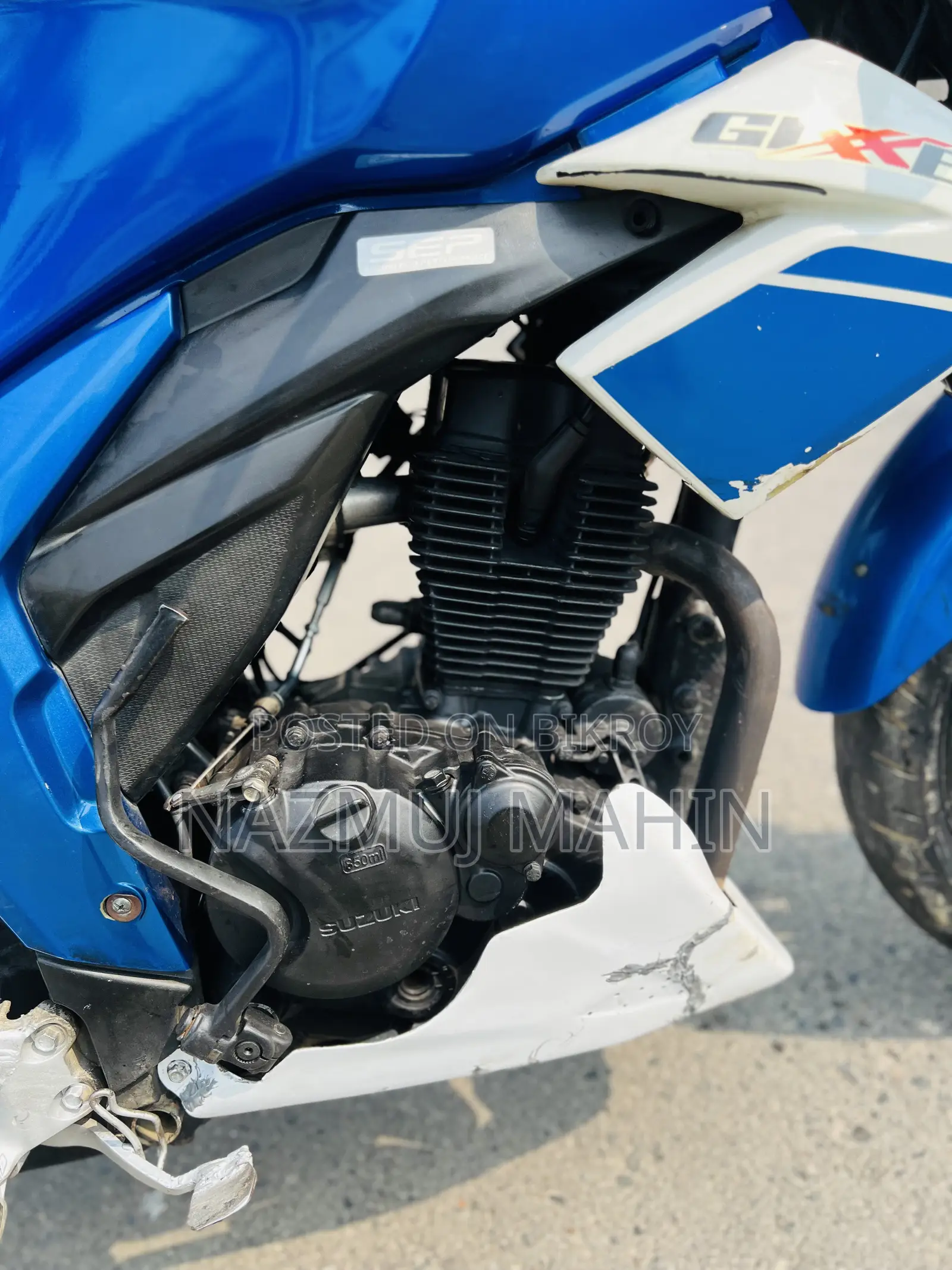 Suzuki Gixxer Monotone 2018 Blue