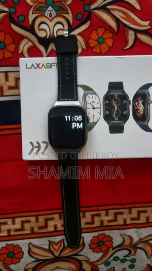 Laxasfit H7 Curved Amoled Smartwatch