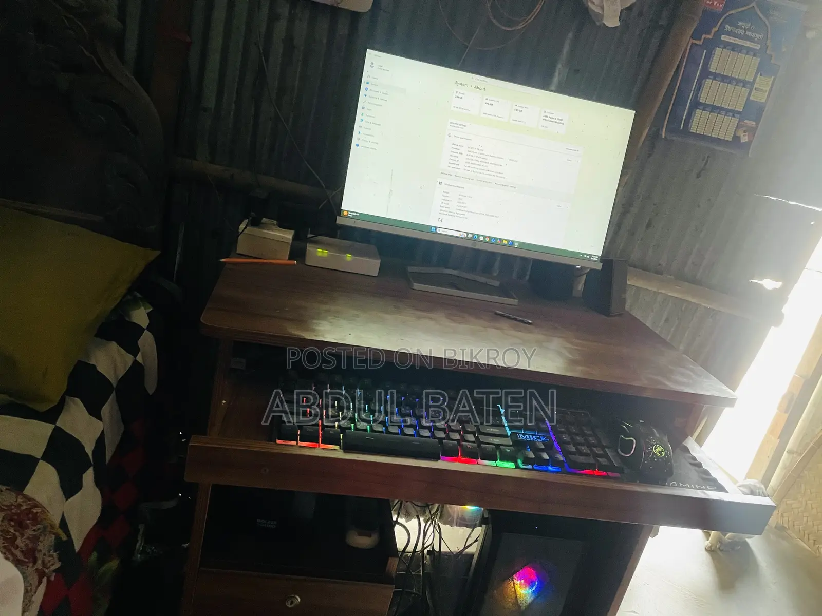 Desktop Computer Asus TUF Gaming FX10CP 8GB AMD Ryzen 5 SSD 256GB