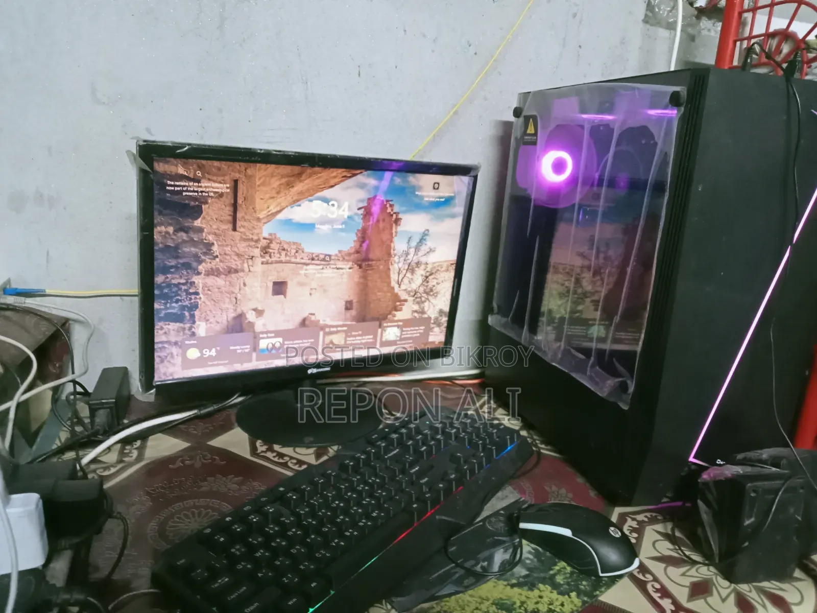 Desktop Computer 8GB AMD Ryzen 5 SSD 256GB
