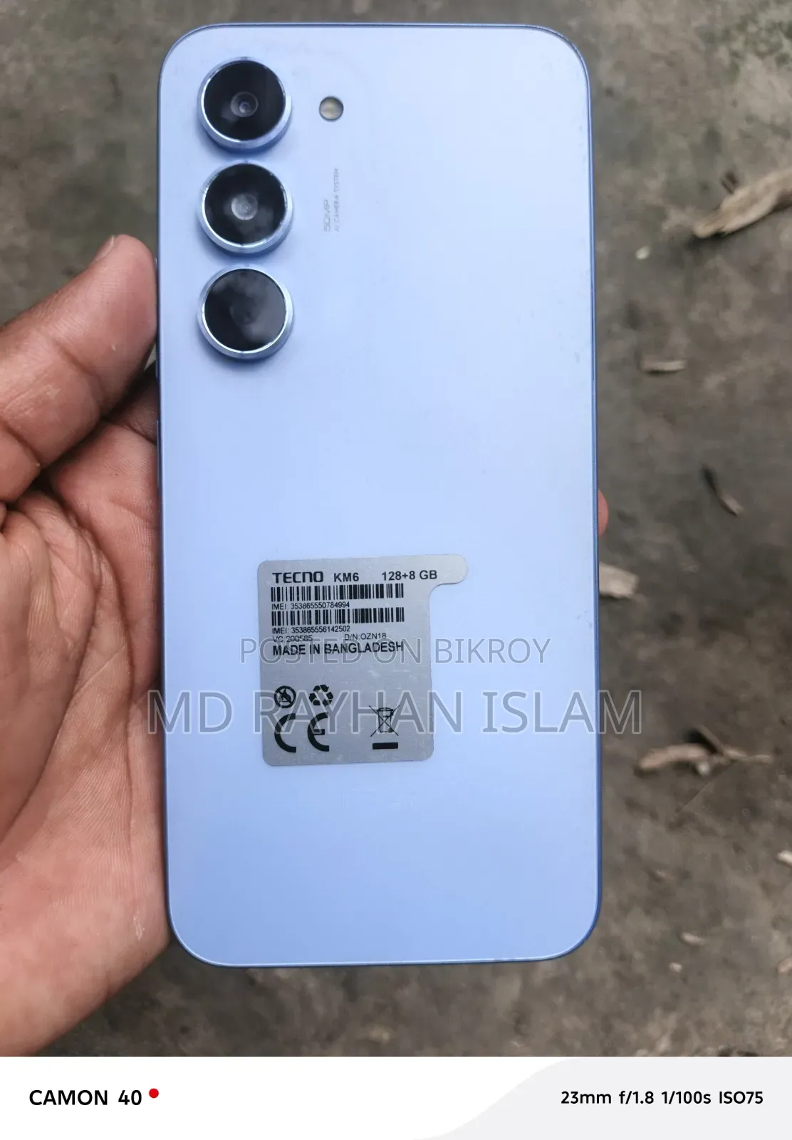 Tecno Spark 40 Pro 256 GB Blue