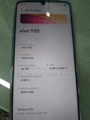 Vivo 64 GB Purple