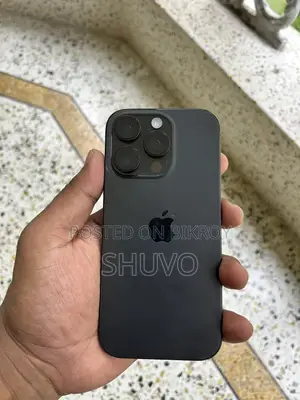 অ্যাপল আইফোন ১৬ প্রো ২৫৬ জিবি ব্ল্যাক