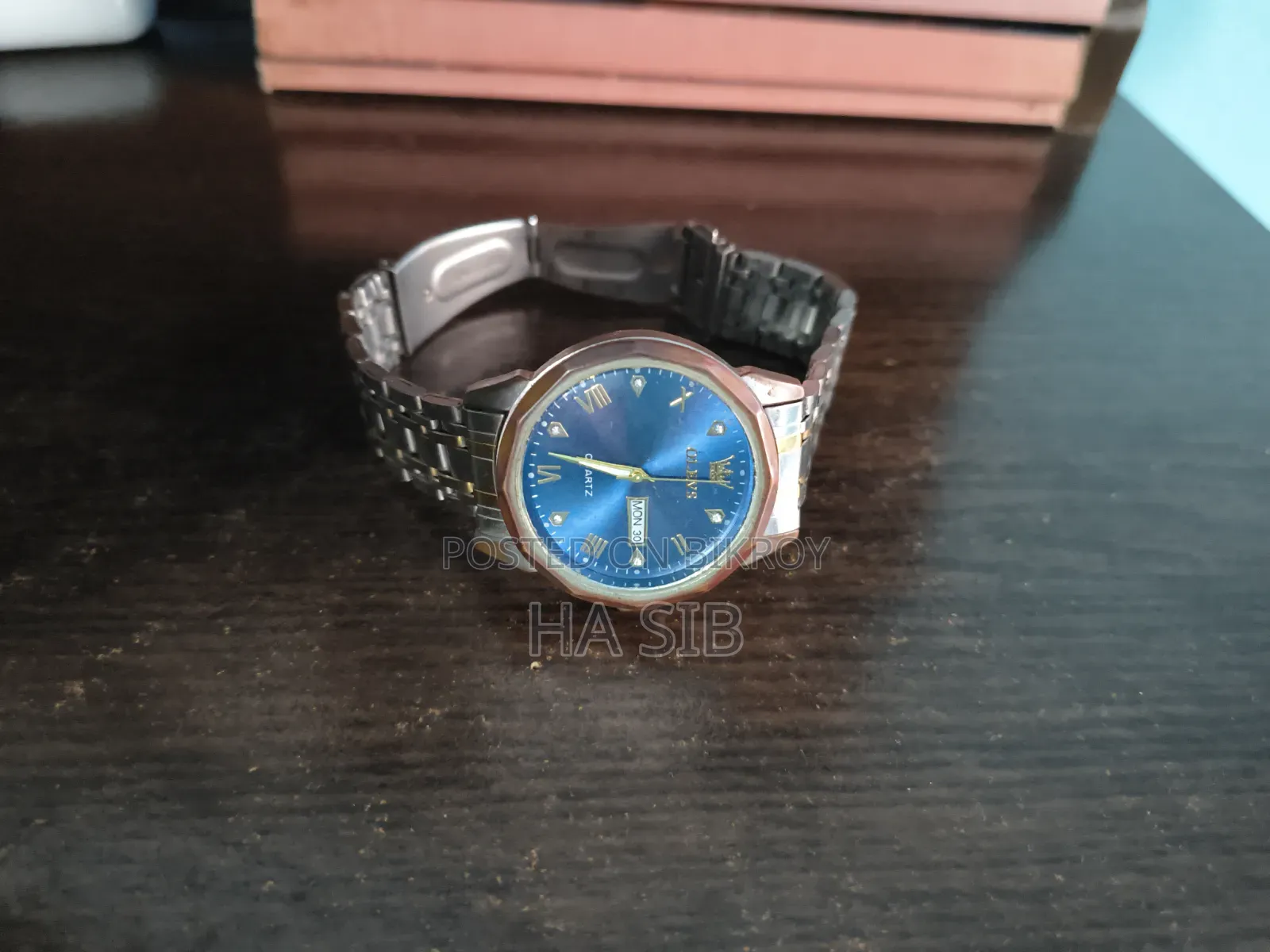 Olevs Quartz Silver Color Watch