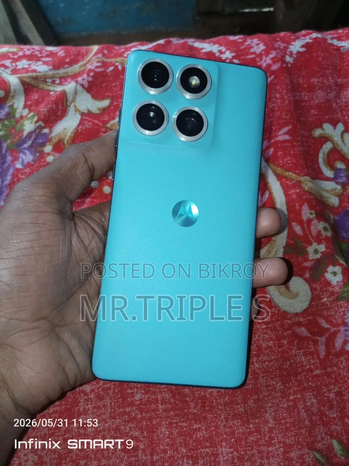New Motorola Edge 60 Fusion 256 GB Blue